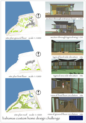 bahamas home - site floor plans