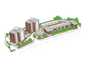 liverpool housing action trust - site axonometric