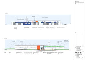 middlepark - long elevations