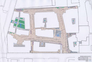 new street - site plan