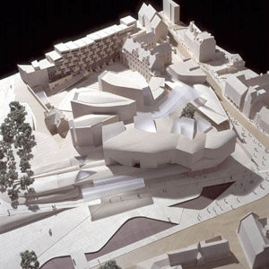 scottish parliament site model