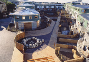 slateford green competition - internal courtyard photograph